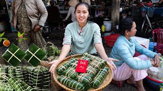 Making Tet Cakes Harvesting Pigs  Go To Market Sell  Making garden  Cooking [upl. by Cychosz]