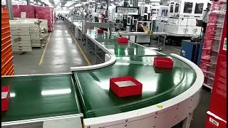 PVCPU belt green conveyor from NANG china [upl. by Foote]