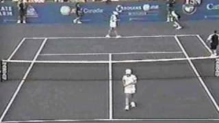 2001 Monica Seles def Justine Henin [upl. by Dunham]