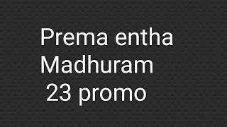 Prema entha Madhuram 23 promo  Sree telugu review [upl. by Erdnaet]