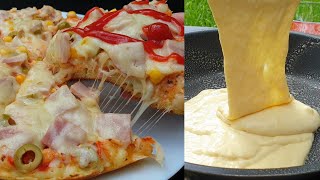 Pizza la Tigaie cu Aluat Turnat  Gata in doar cateva minute CC Eng Sub  AdeLinas Kitchen [upl. by Modesty]