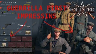 ENLISTED Guerrillas First Impressions [upl. by Jerman]