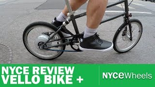 Vello Bike  Lightest Electric Folding Bike  Video Review [upl. by Karrah]