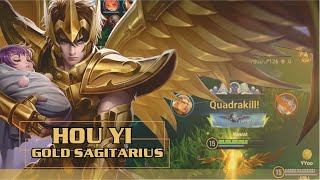 RANKED  w Gold Sagitarius Hou Yi  HONOR OF KINGS GLOBAL [upl. by Nnairek]