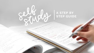 how to self study 📚 a step by step guide [upl. by Anitirhc]