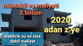 Mustakil ev maliyeti 3bölüm müstakilevsivamaliyeti betonarmemaliyeti [upl. by Yt561]