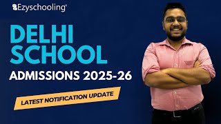 Delhi School Admission Forms NurseryKGClass1 Notification 202526  Apply Online [upl. by Pittel]