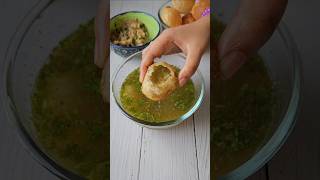 PuchkaPanipuri recipe viralvideo food cooking shortvideo streetfood cookingvlog [upl. by Okajima749]