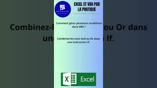 Comment gérer plusieurs conditions dans VBA excel exceltricks exceltutorial [upl. by Eittah]