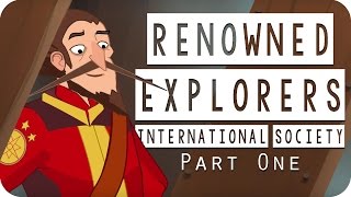 Renowned Explorers International Society Gameplay  01  Welcome Explorers  Lets Play [upl. by Airetnahs]