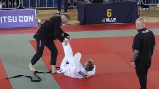 Max Lindblad vs Tim Hinrichs  IBJJF London Fall Open 2023  Black Adult  Middle [upl. by Lamej]