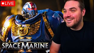 LIVE Warhammer 40k Space Marine 2 Platinum Trophy Grind  Machinus Divinitus [upl. by Harlow]