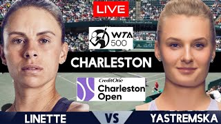 Linette vs Yastremska Live Stream  Charleston Open 2024  Magda Linette vs Dayana Yastremska Live [upl. by Ellehcar369]