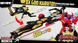 REVIEW  DX GOD KABUTO  DXゴッドカブト OHSAMA SENTAI KINGOHGER PANJANG BENER KABUTO KINGOHGER 👑 [upl. by Cristine]