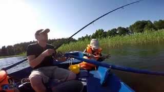 Plateliai žvejyba ežere su GoPro Camera fishing in the lake [upl. by Nnairrehs337]