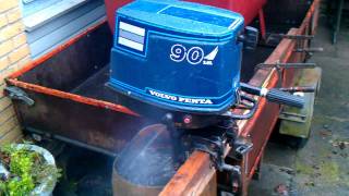 Volvo Penta Archimedes 6 hp outboard [upl. by Robena423]