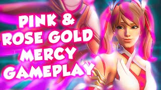 Pink amp Rose Gold Mercy Gameplay  Overwatch 2 [upl. by Croydon]