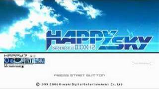 beatmania IIDX 12 HAPPY SKY Title Screen [upl. by Assetnoc688]