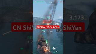 CN ShiYan VS CN ShiYan  Modern warships Shorts [upl. by Darton]