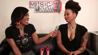 Chrisette Michele Interview wAngi T on MusicUknowTV [upl. by Sheaff]