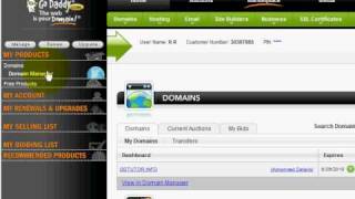 GoDaddycom  How To Forward A Domain [upl. by Ekud]