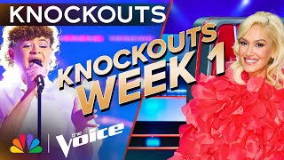 Stunning Performances from the First Week of Knockouts  The Voice  NBC [upl. by Nohsav]