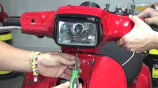 HID Kit on a Vespa S 150 [upl. by Laersi278]