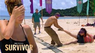 Survivor Cagayan  Reward Challenge Kicking amp Screaming [upl. by Ebanreb]