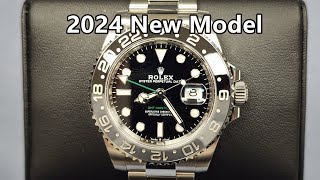 2024 Rolex New Model  GMTMaster II BlackGray Bezel “Bruce Waynequot 126710GRNR [upl. by Reba770]