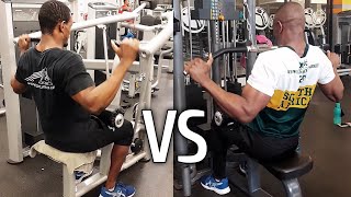 Lat Pulldown  Cable vs Machine shorts [upl. by Galatea]