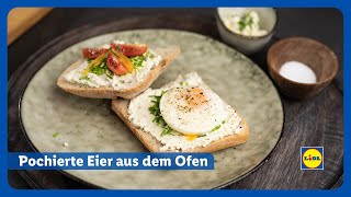 Pochierte Eier aus dem Ofen  Lidl Österreich [upl. by Lentha]