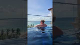 Rooftop Pool Sandals Royal Barbados and its spectacular view [upl. by Mercer]