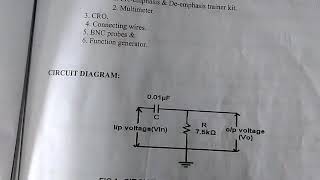 Analog communication lab Preemphasis and deemphasis [upl. by Orestes]