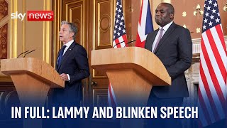 Iran is supplying Russia with ballistic missiles says US secretary of state Antony Blinken [upl. by Avitzur]