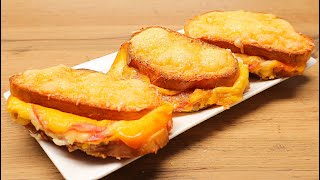 Legen Sie Käse auf Toast und das Ergebnis wird erstaunlich sein French Toast mit Käse und Schinken [upl. by Norvall482]