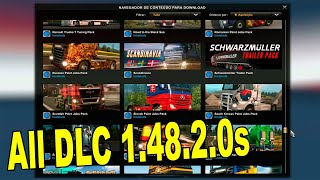 ATUALIZADO  Euro Truck Simulator 2 I ALL DlC´s 14820s  ETS2 Gameplay [upl. by Nesyaj]