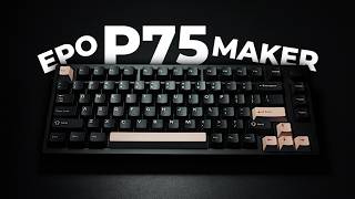 CHEAPER than Rainy75 but BETTER  Epomaker P75 ft Zebra Switch  Review  Sound Test [upl. by Pytlik]