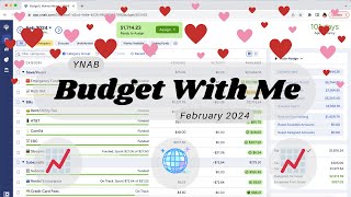 YNAB Budget With Me  February Pay 1 [upl. by Meneau]