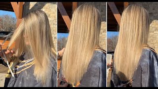 Simple amp Easy Long Layered Haircut Tutorial with Quick Hair Cutting Techniques [upl. by Nayek]