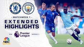 Chelsea v Manchester City  PREMIER LEAGUE HIGHLIGHTS  8182024  NBC Sports [upl. by Nnylakcaj559]