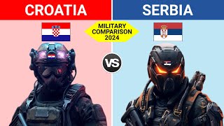 Croatia vs Serbia Military Power 2024  Serbia vs Croatia Military Power 2024 [upl. by Guildroy]