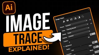 Image Trace in Illustrator Explained Adobe Illustrator Course for Beginners Video  29 [upl. by Libbna812]