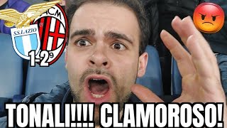 😡‼️LAZIOMILAN 12 GOL di TONALI in LIVE NON È POSSIBILE GRANDE MILAN  Stadio Olimpico [upl. by Socha]