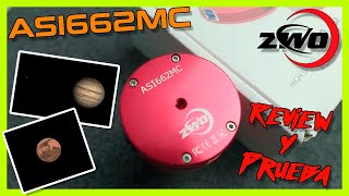 👉CÁMARA PLANETARIA ASI662MC  REVIEW Y PRUEBA  🔭🪐 [upl. by Sumahs512]