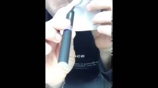 TEST ECIG  Sigaretta elettronica vs sigaretta normale  ecco il catrame che rimane nei polmoni [upl. by Naasah]