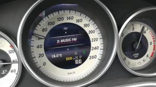 Mercedes E250 CDI acceleration [upl. by Danieu]