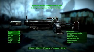 Fallout 4 Best weapons series EXPLOSIVE ASSAULT RIFLE 108 dmg [upl. by Charles]