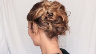 Chignon facile à partir de 6 couettes ✨ Marion Blush [upl. by Serilda]