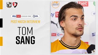 Post Match  Tom Sang reacts to defeat against Cheltenham Town [upl. by Aivata152]