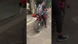 benelli 600i sc project exhaust sound [upl. by Ametaf]